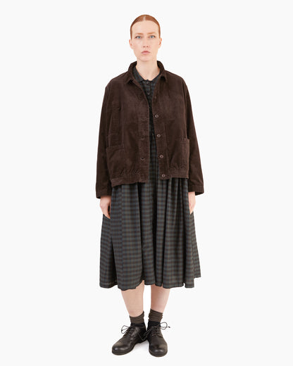 Manuelle Guibal Ysh Shirt Dress in Bottle/Mud