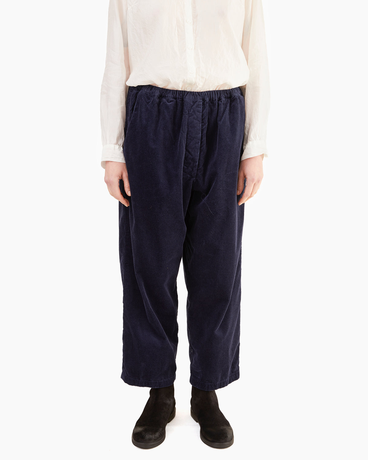 Manuelle Guibal Meo Corduroy Worker Pant in Noctis