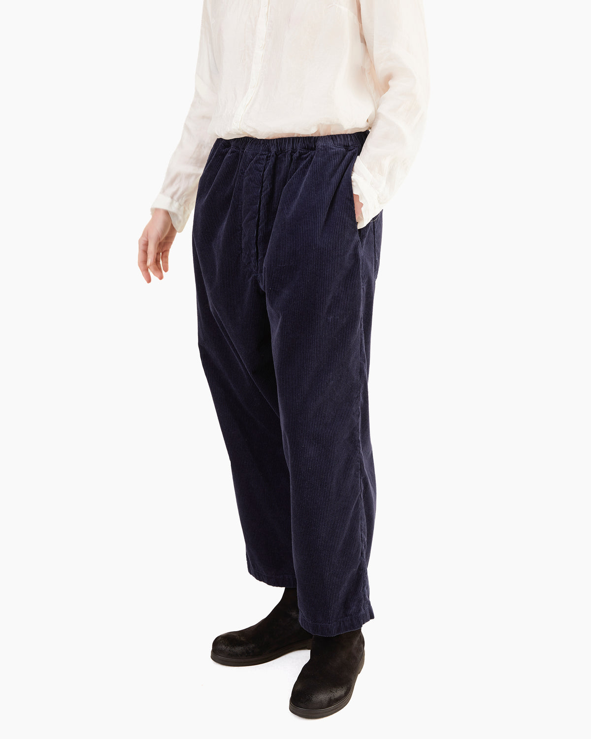 Manuelle Guibal Meo Corduroy Worker Pant in Noctis
