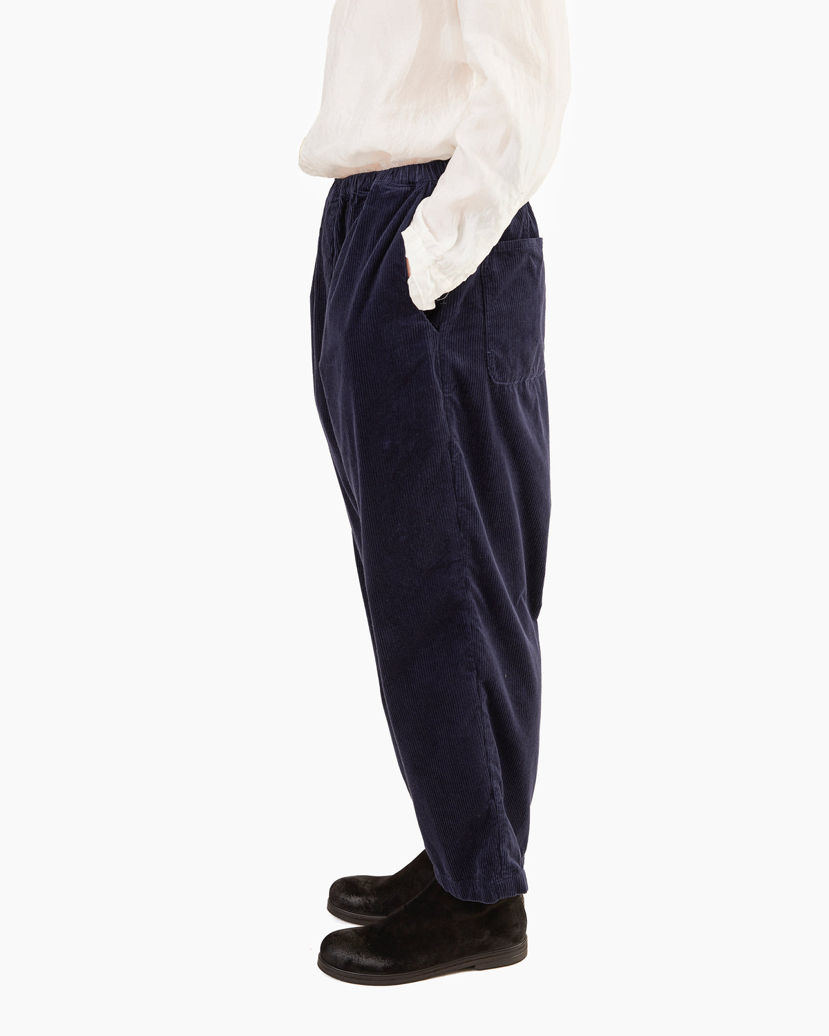 Manuelle Guibal Meo Corduroy Worker Pant in Noctis