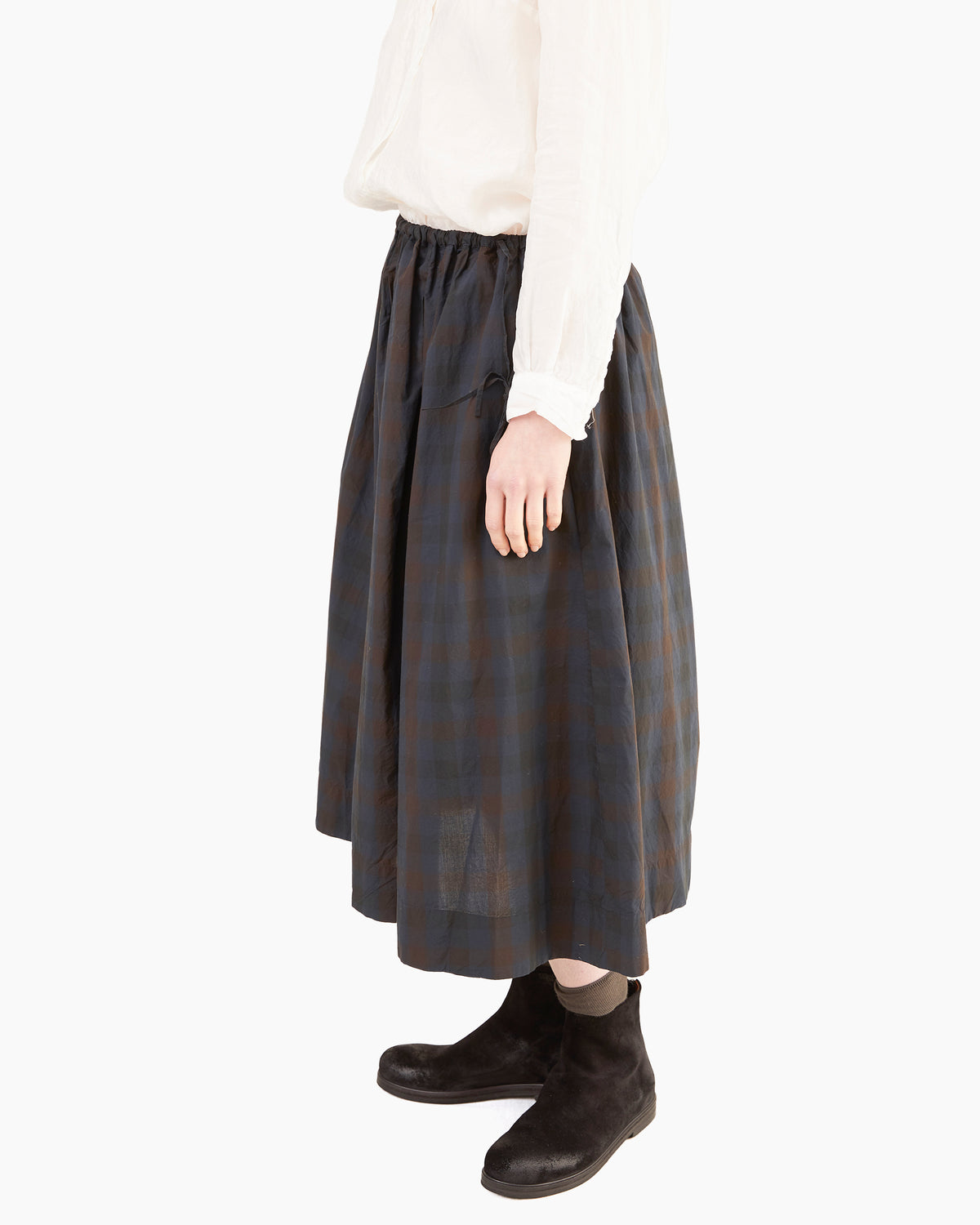 Manuelle Guibal Kesh Skirt in Dark Check