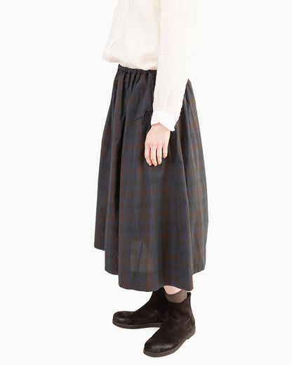 Manuelle Guibal Kesh Skirt in Dark Check