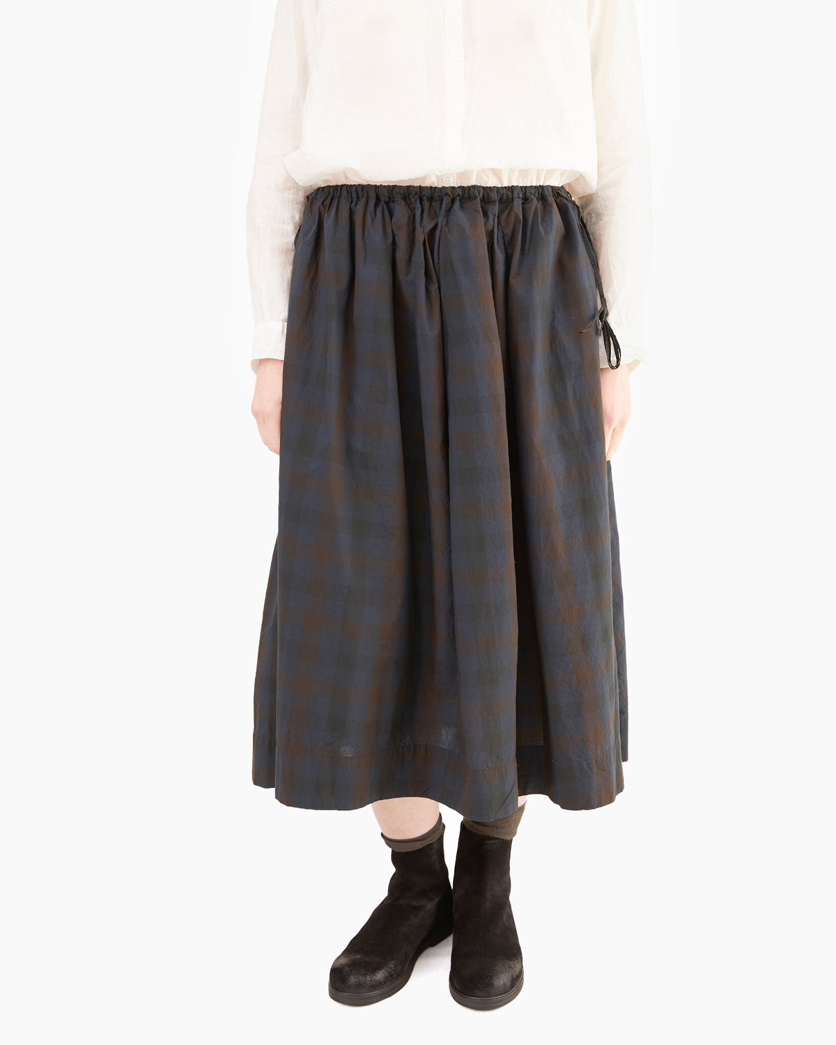 Manuelle Guibal Kesh Skirt in Dark Check