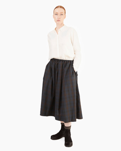 Manuelle Guibal Kesh Skirt in Dark Check