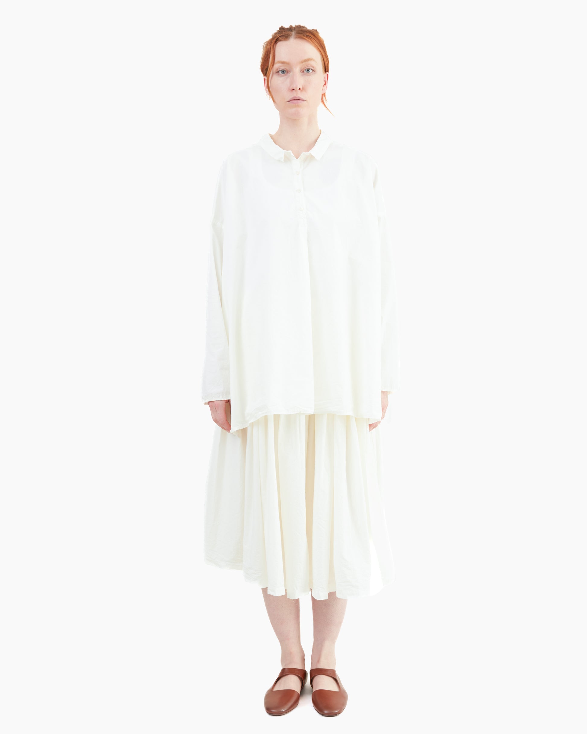 Manuelle Guibal Wigwi Big Shirt in Milk