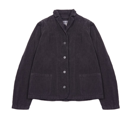 Mini Jacket Iano in needle corduroy, a tailored fit with patch pockets.  94% Cotton, 6 % Metal.  Made in France.