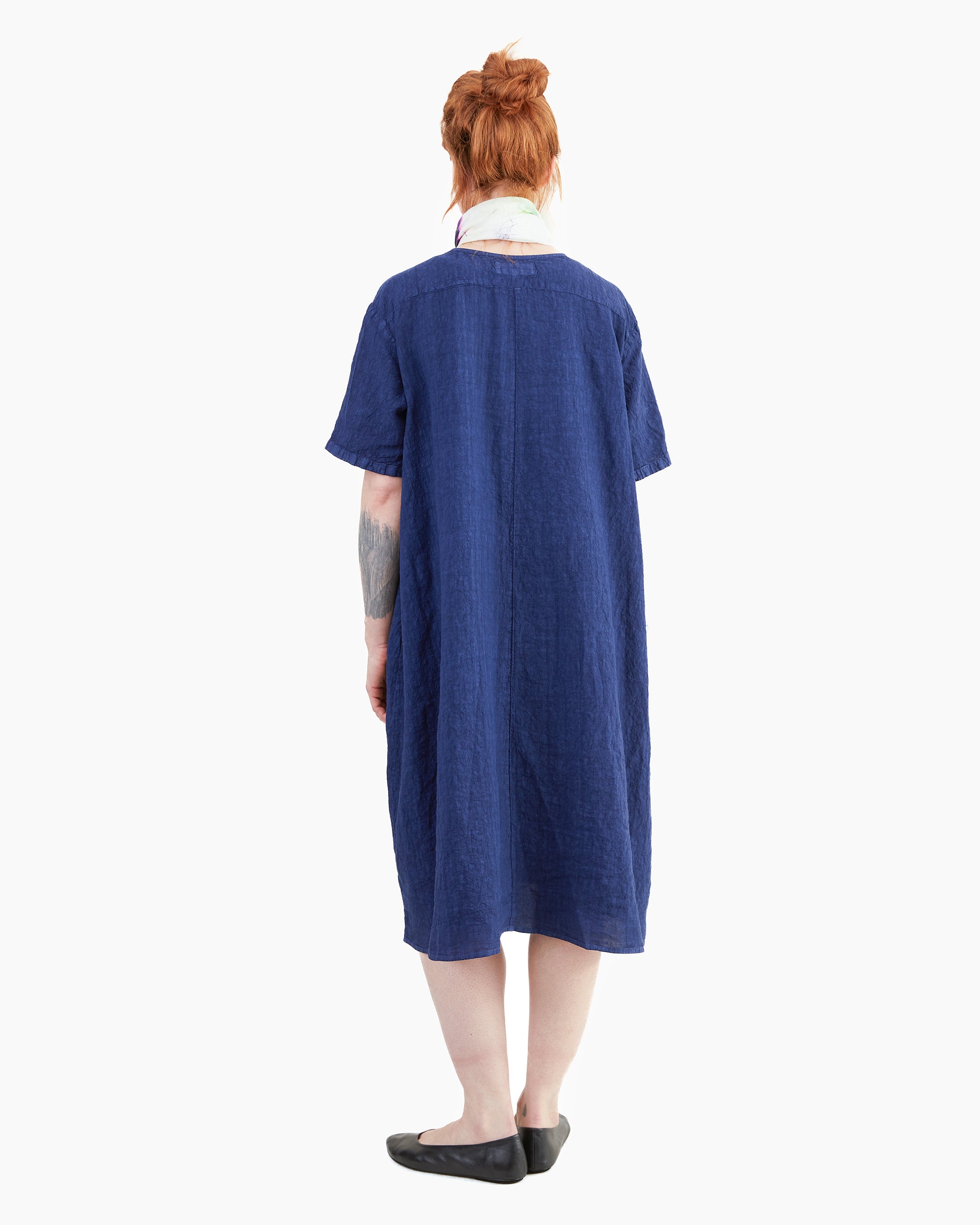 Manuelle Guibal Natsu Dress in Navy