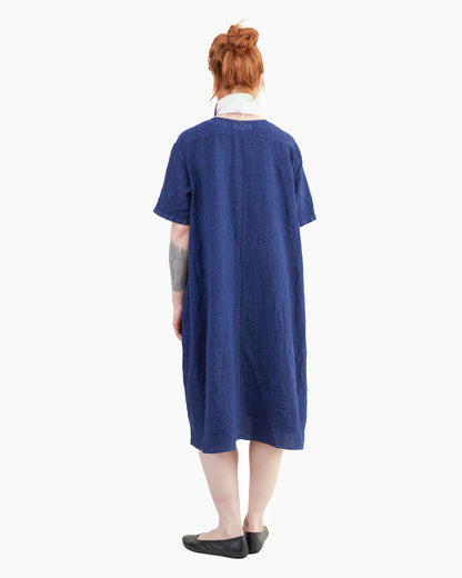 Manuelle Guibal Natsu Dress in Navy