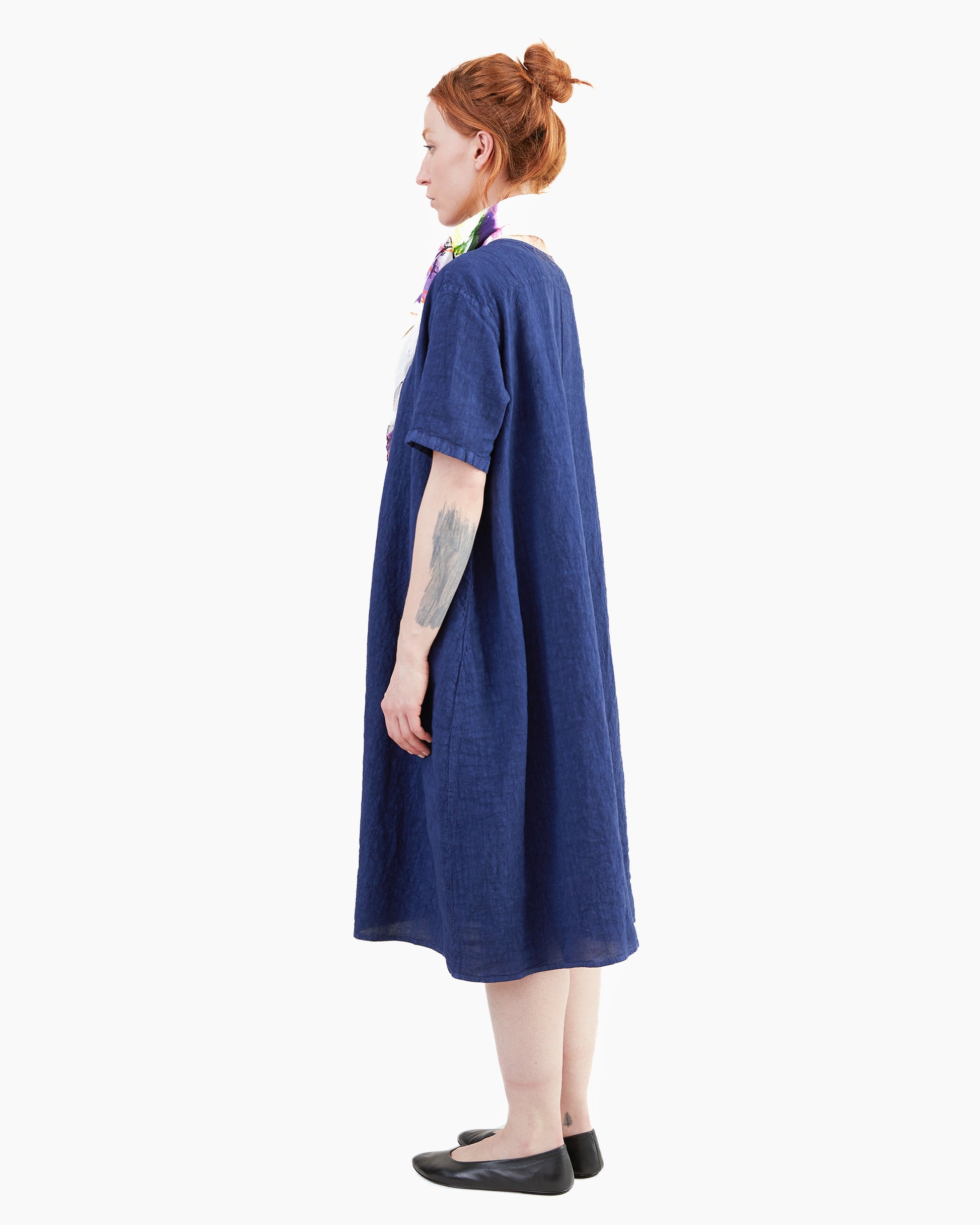 Manuelle Guibal Natsu Dress in Navy