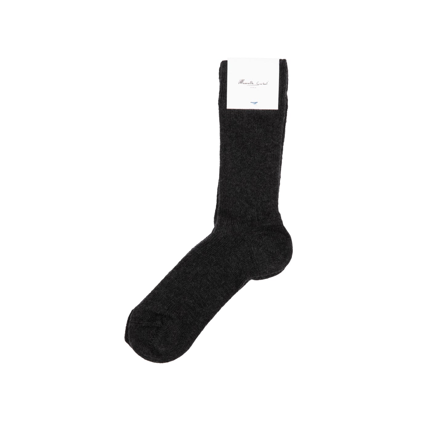 Manuelle Guibal Wool Hob Socks in Graphite