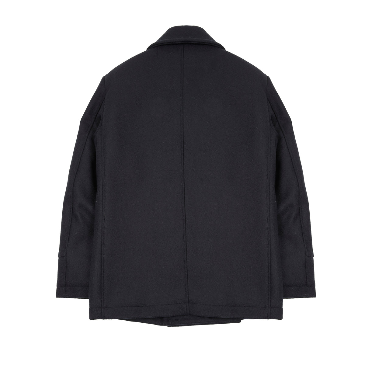 Manifattura Ceccarelli Wool Peacoat in Navy