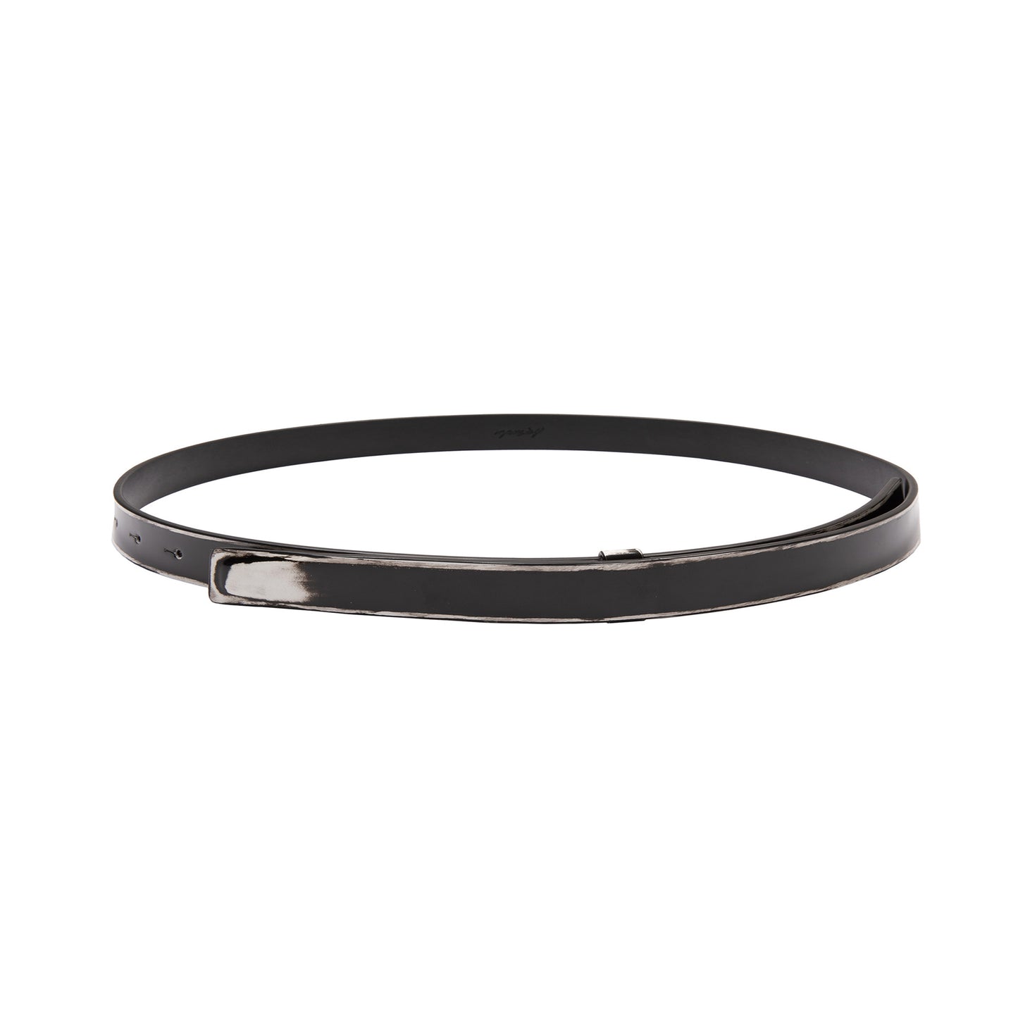Marsèll Rilievo Belt in Black/ White