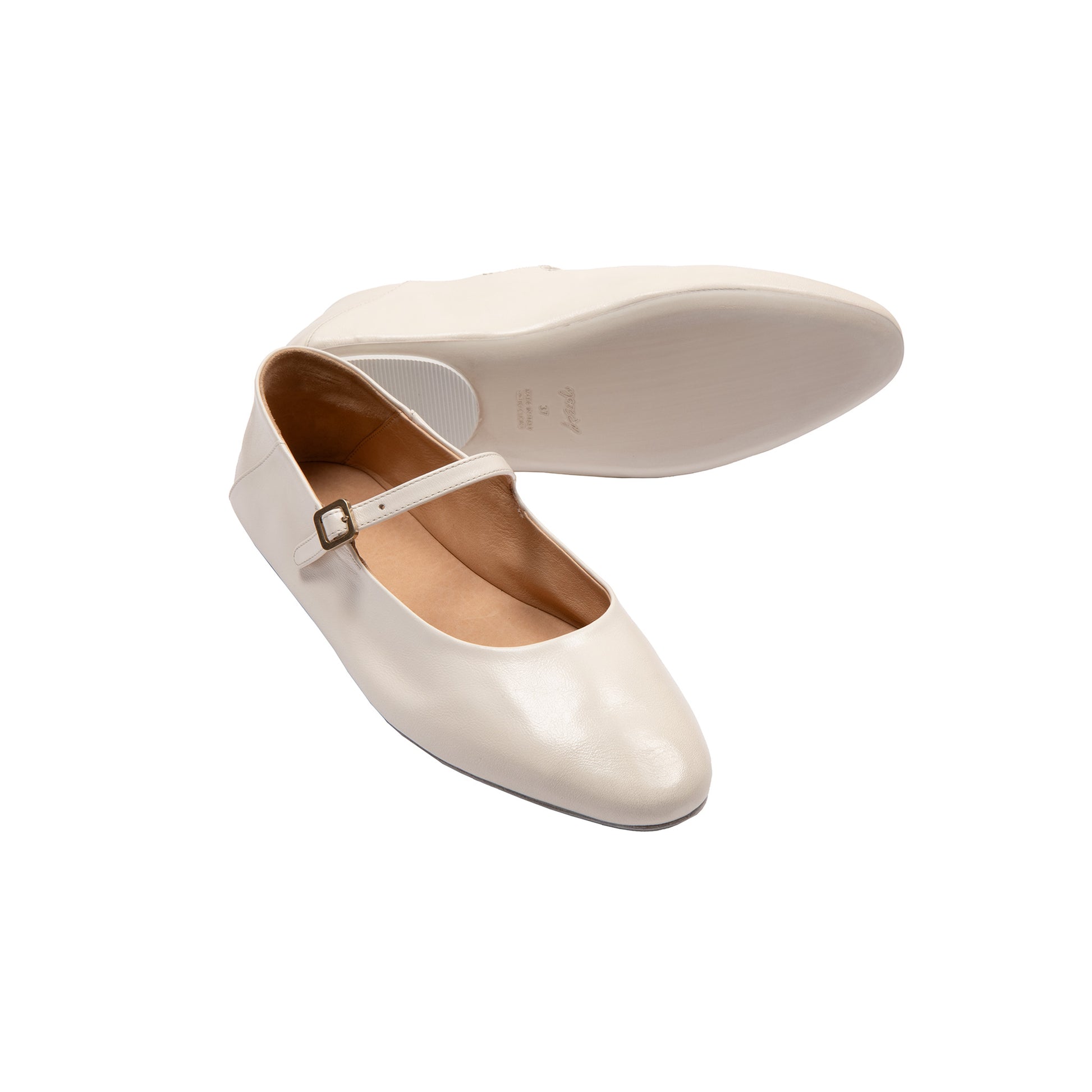 Marsèll Strascico Ballerina Shoes in Milk