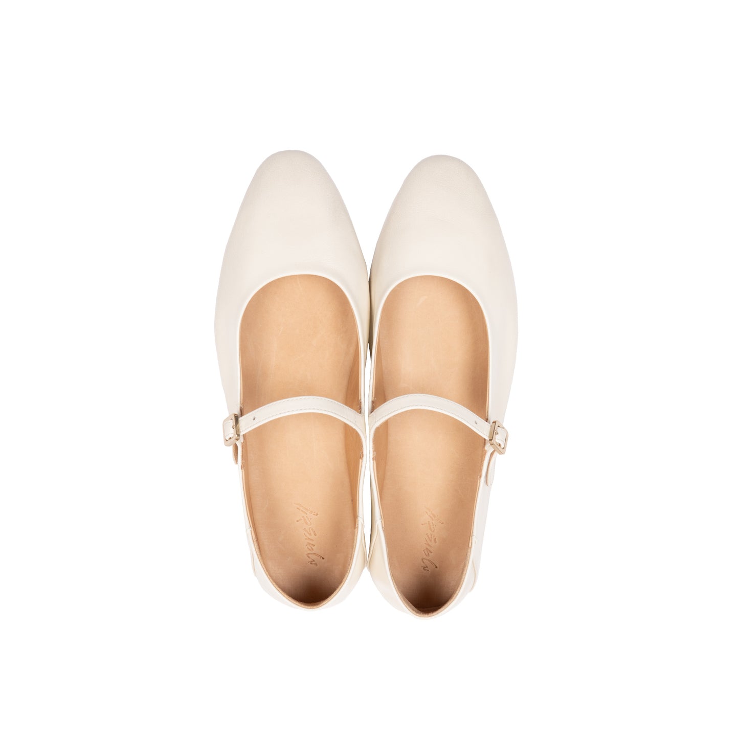 Marsèll Strascico Ballerina Shoes in Milk