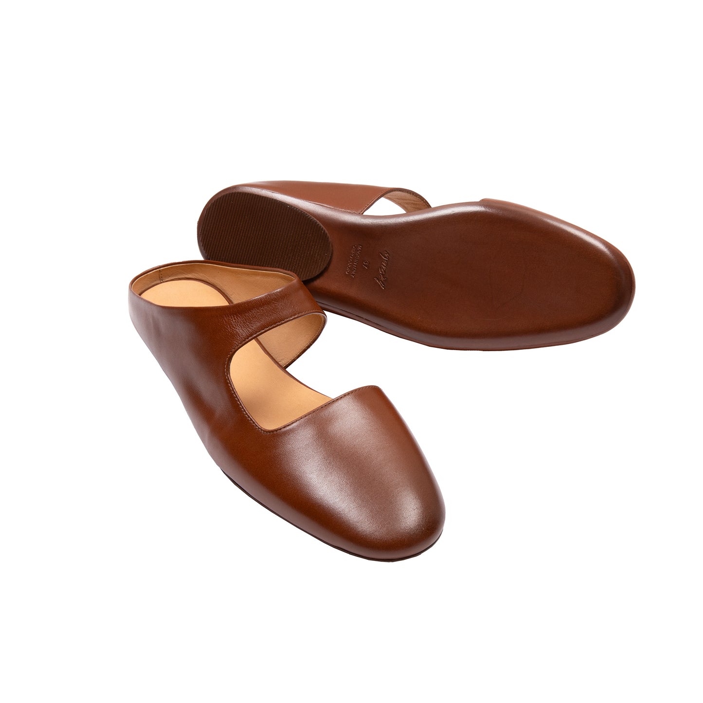 Marsèll Distesa Leather Mule in Basalt