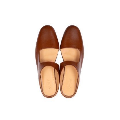 Marsèll Distesa Leather Mule in Basalt