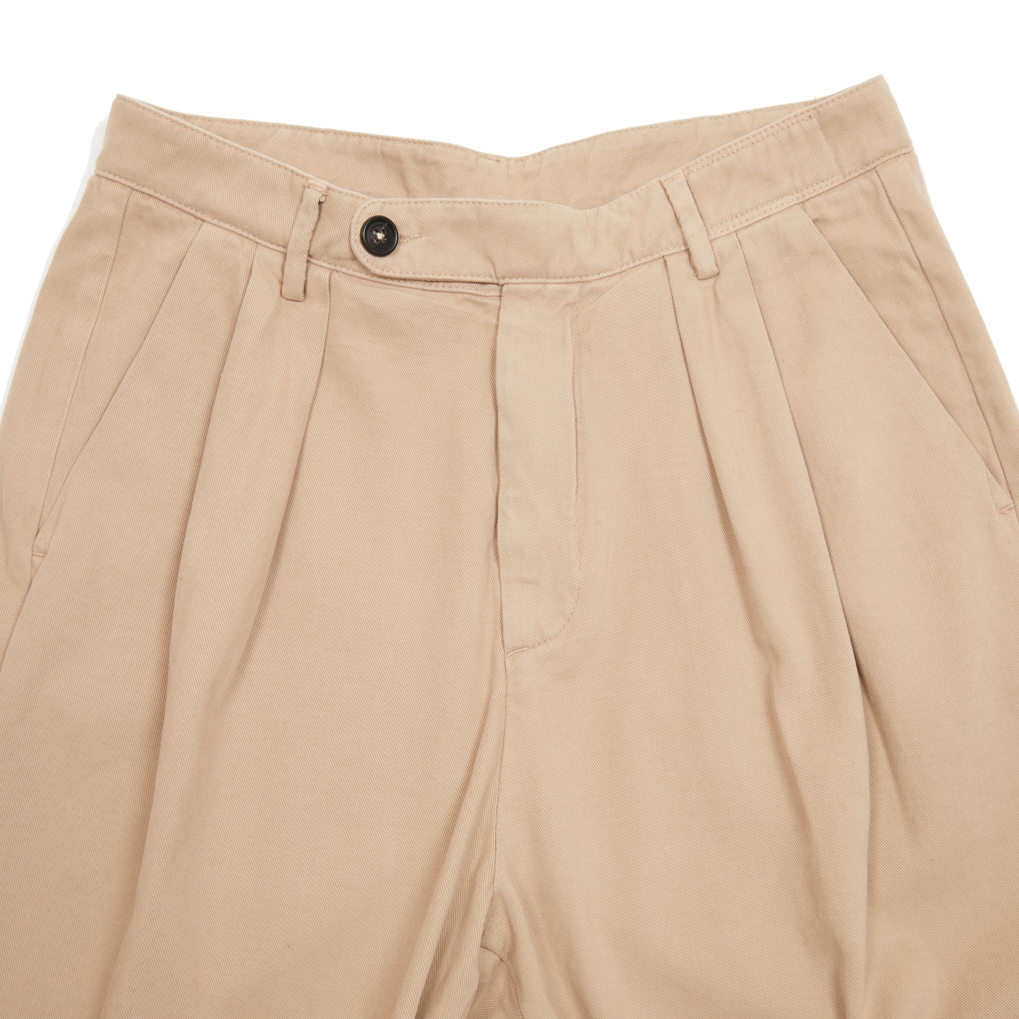Massimo Alba Stan Cotton Trousers in Fossil