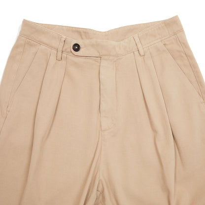Massimo Alba Stan Cotton Trousers in Fossil
