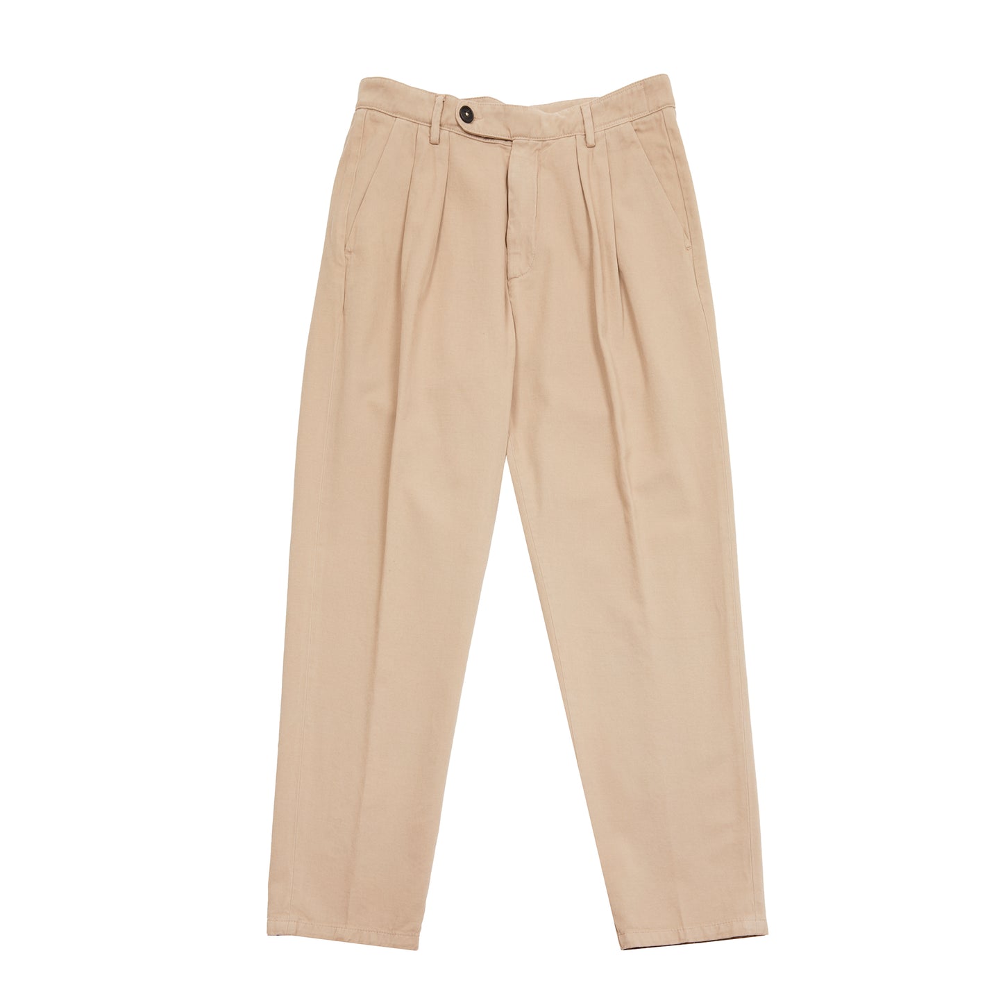 Massimo Alba Stan Cotton Trousers in Fossil