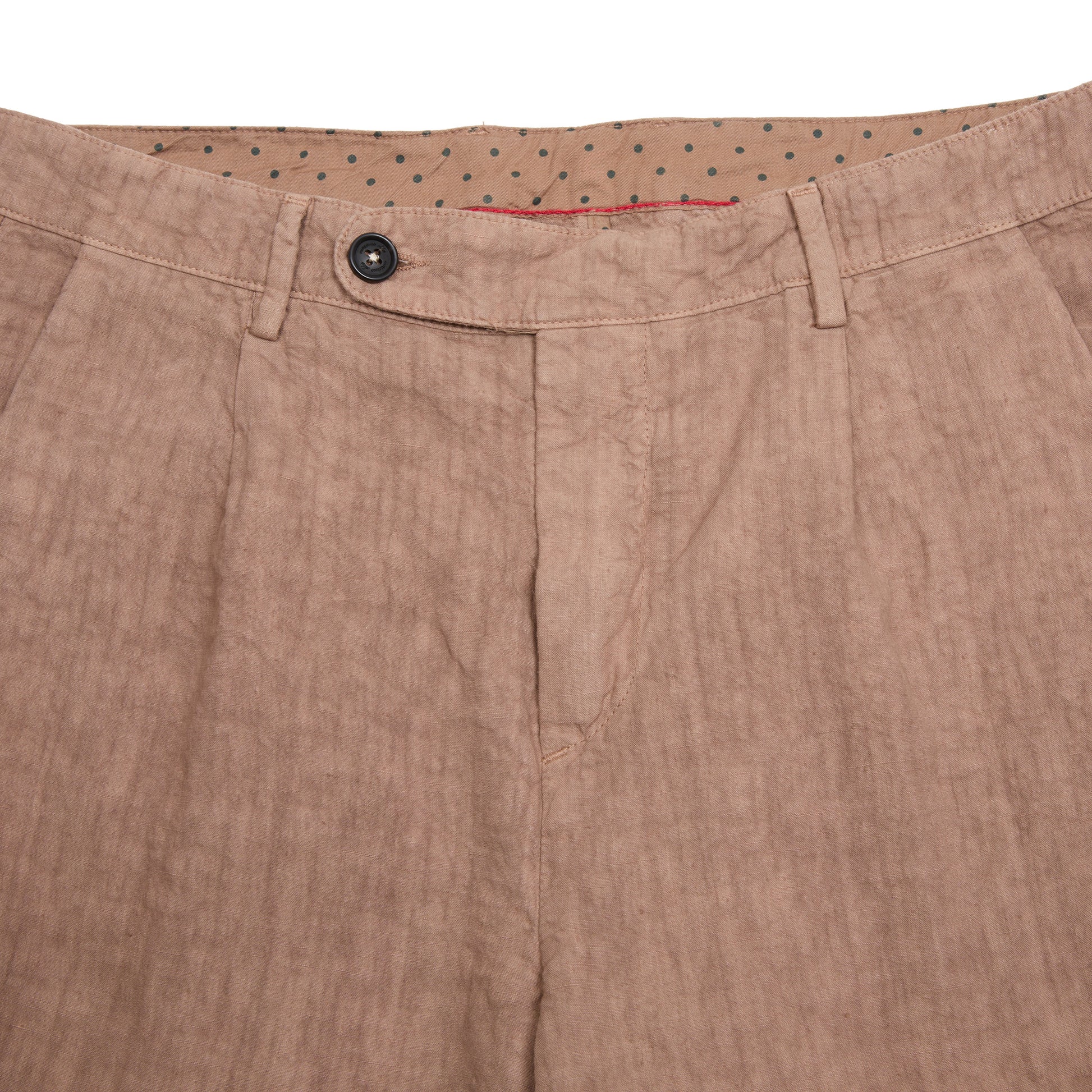 Massimo Alba Alaccia Linen Shorts in Clay