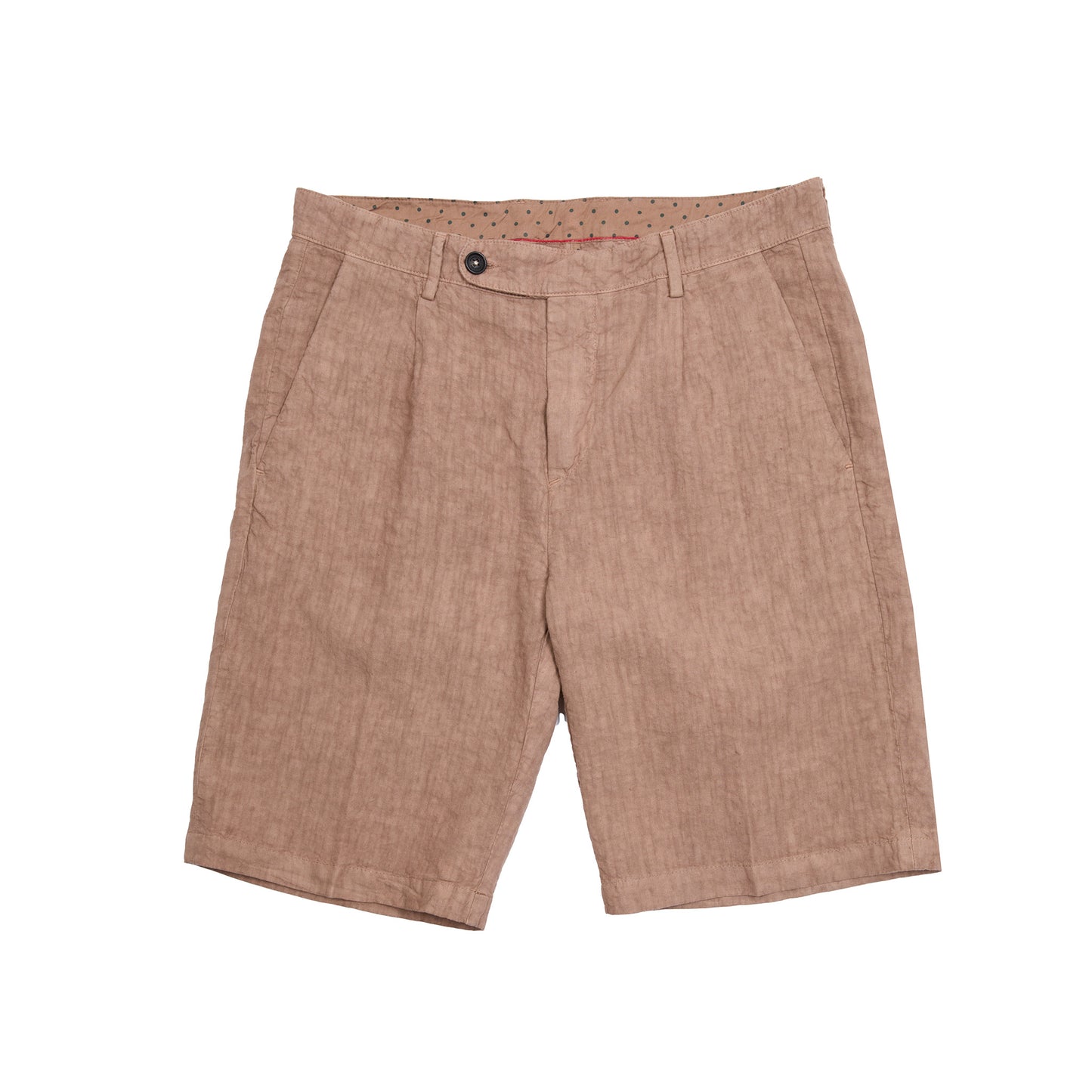 Massimo Alba Alaccia Linen Shorts in Clay