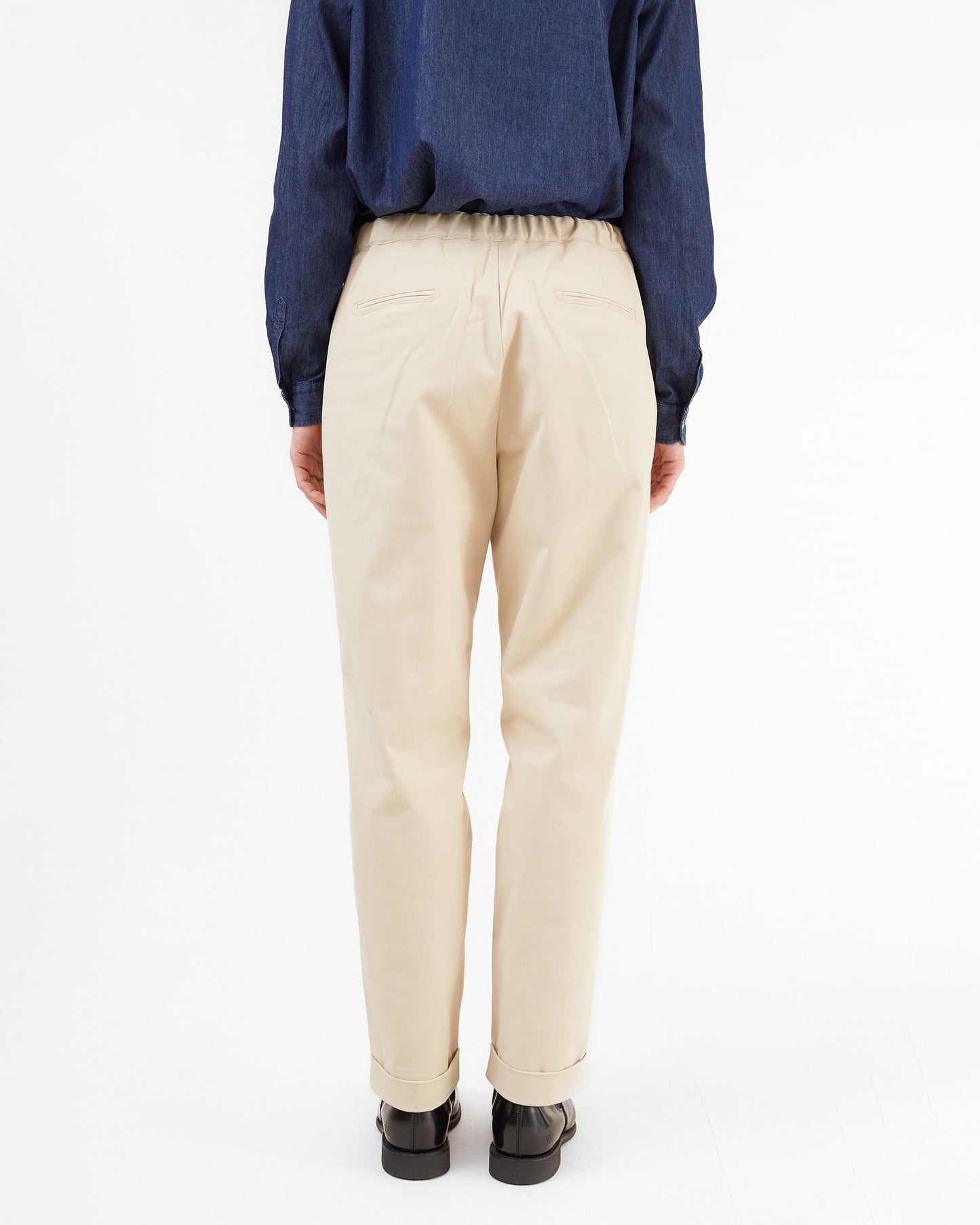 Massimo Alba Women's Boga Cotton Trousers Sand