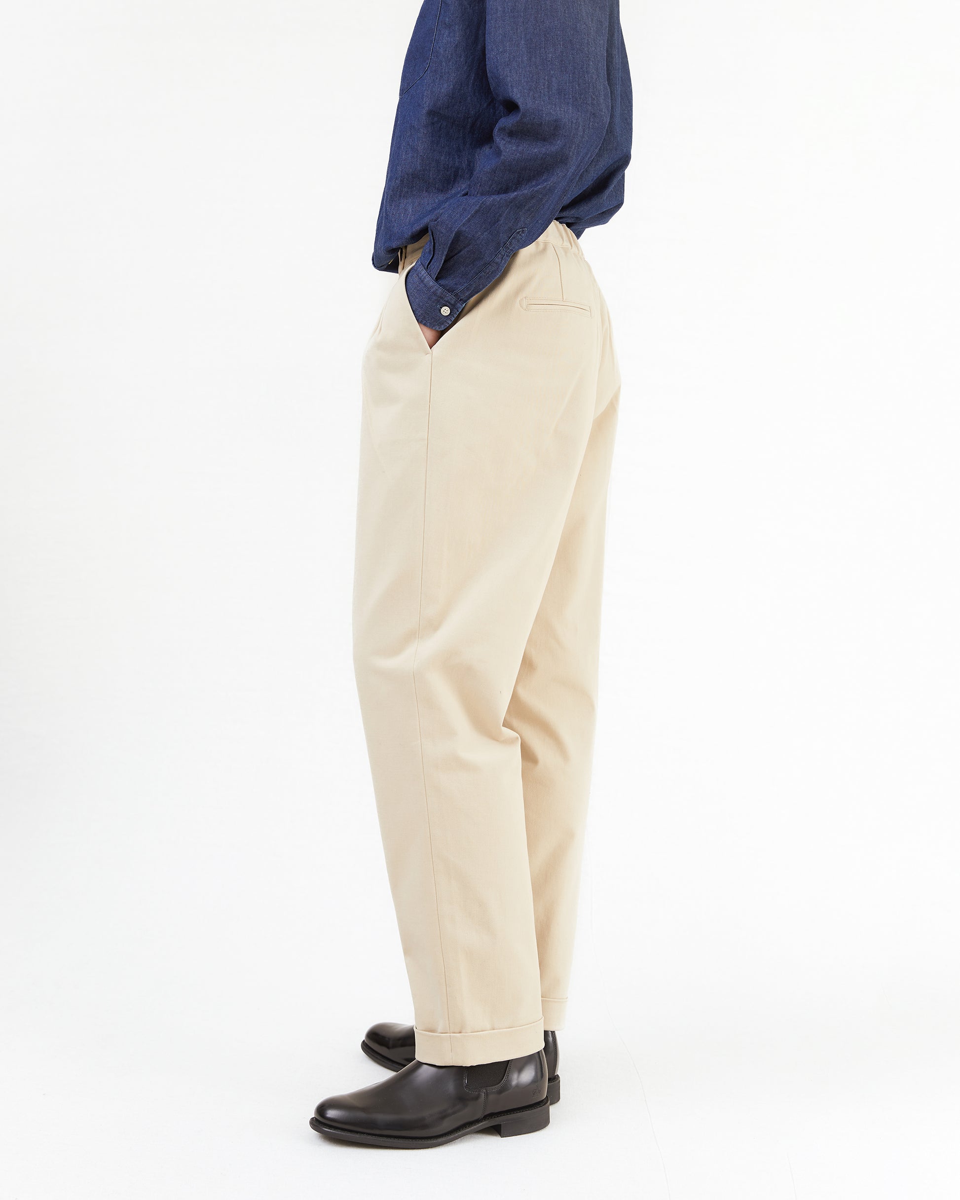 Massimo Alba Women's Boga Cotton Trousers Sand