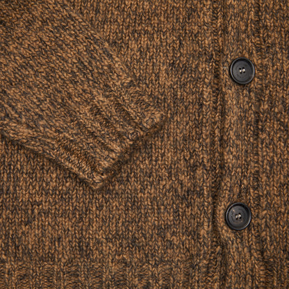 Massimo Alba Men's Orfeo Cardigan in Rusk