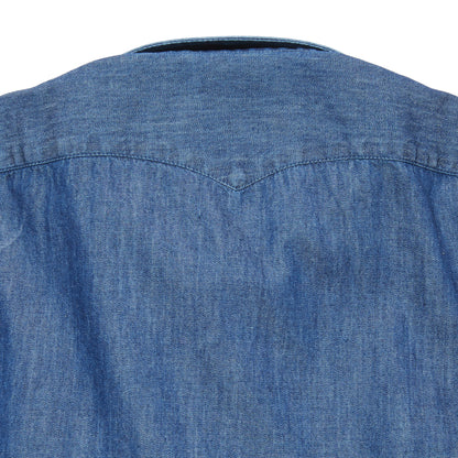 Massimo Alba Canary Classic Shirt in Blue Denim