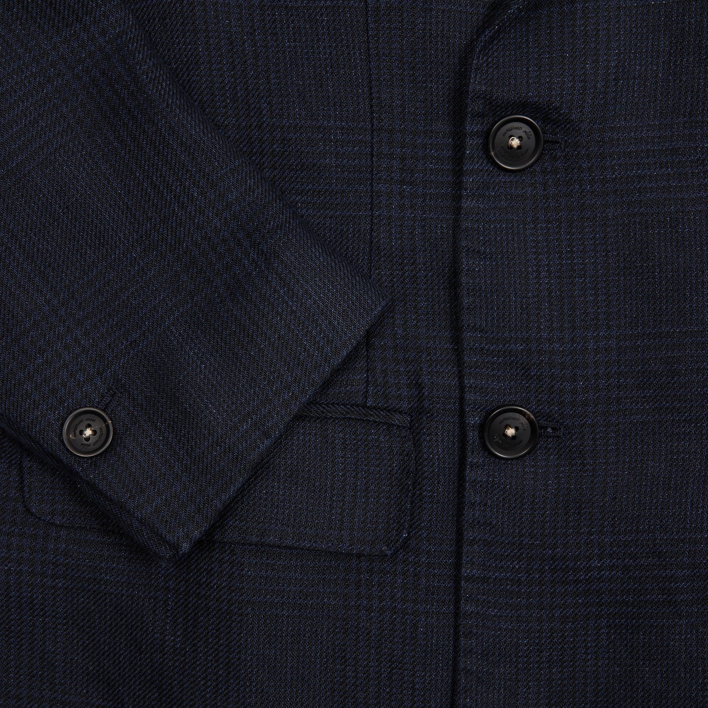 Massimo Alba Brando Double-Breasted Blazer in Blue