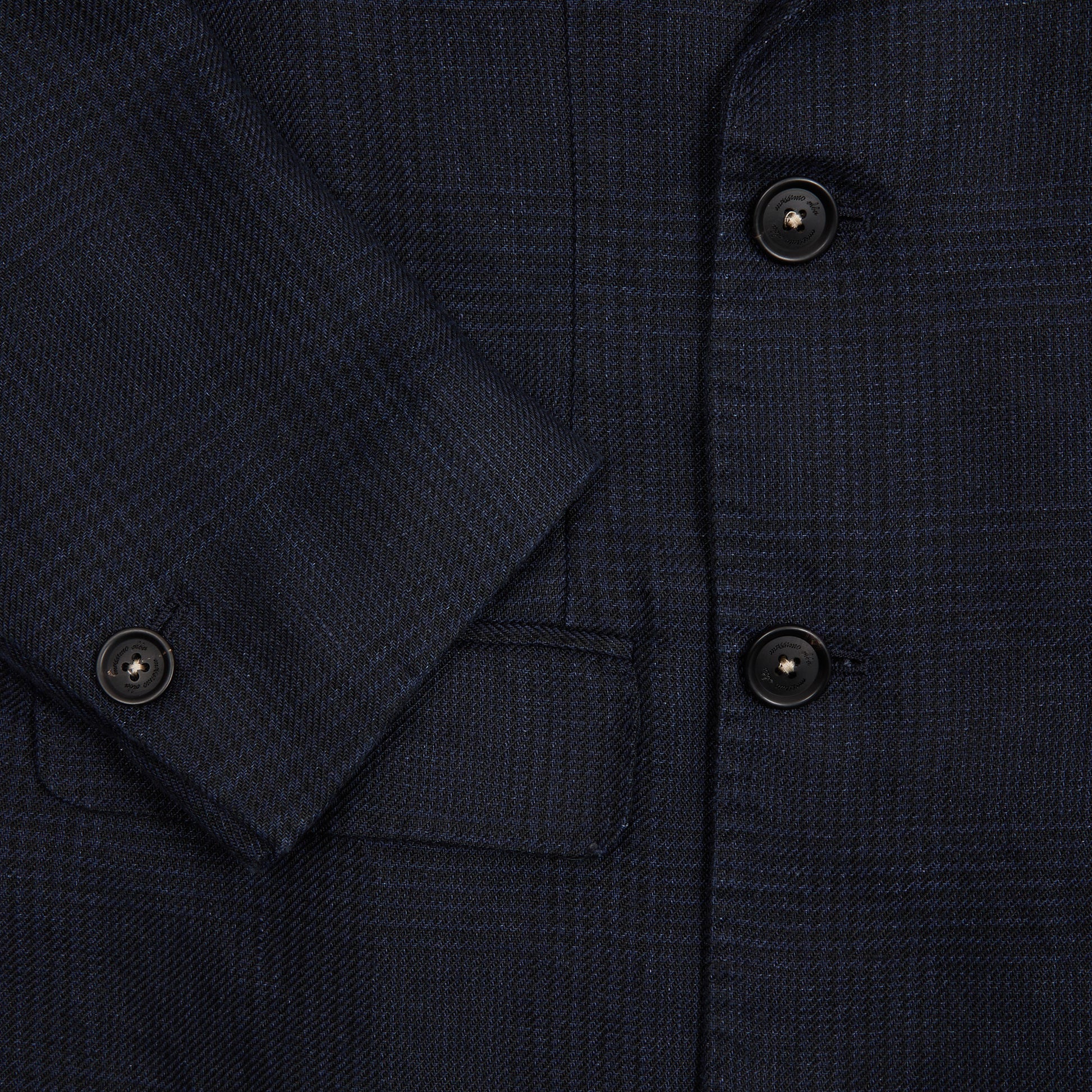 Massimo Alba Brando Double-Breasted Blazer in Blue
