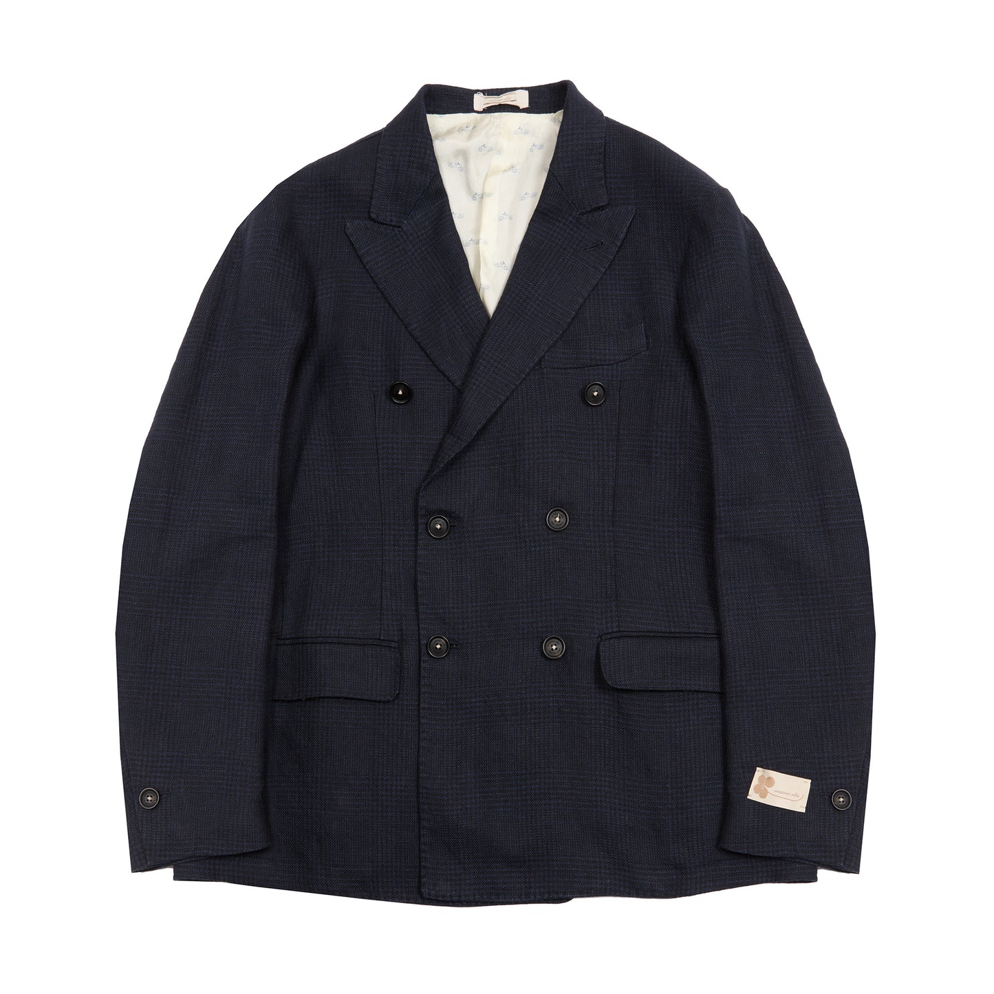 Massimo Alba Brando Double-Breasted Blazer in Blue
