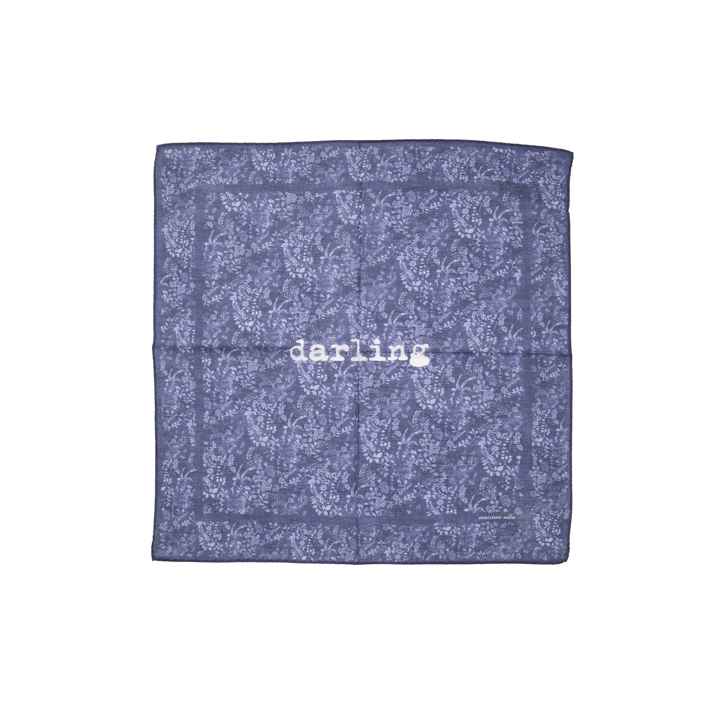 Massimo Alba Darling Handkerchief in Midnight Blue