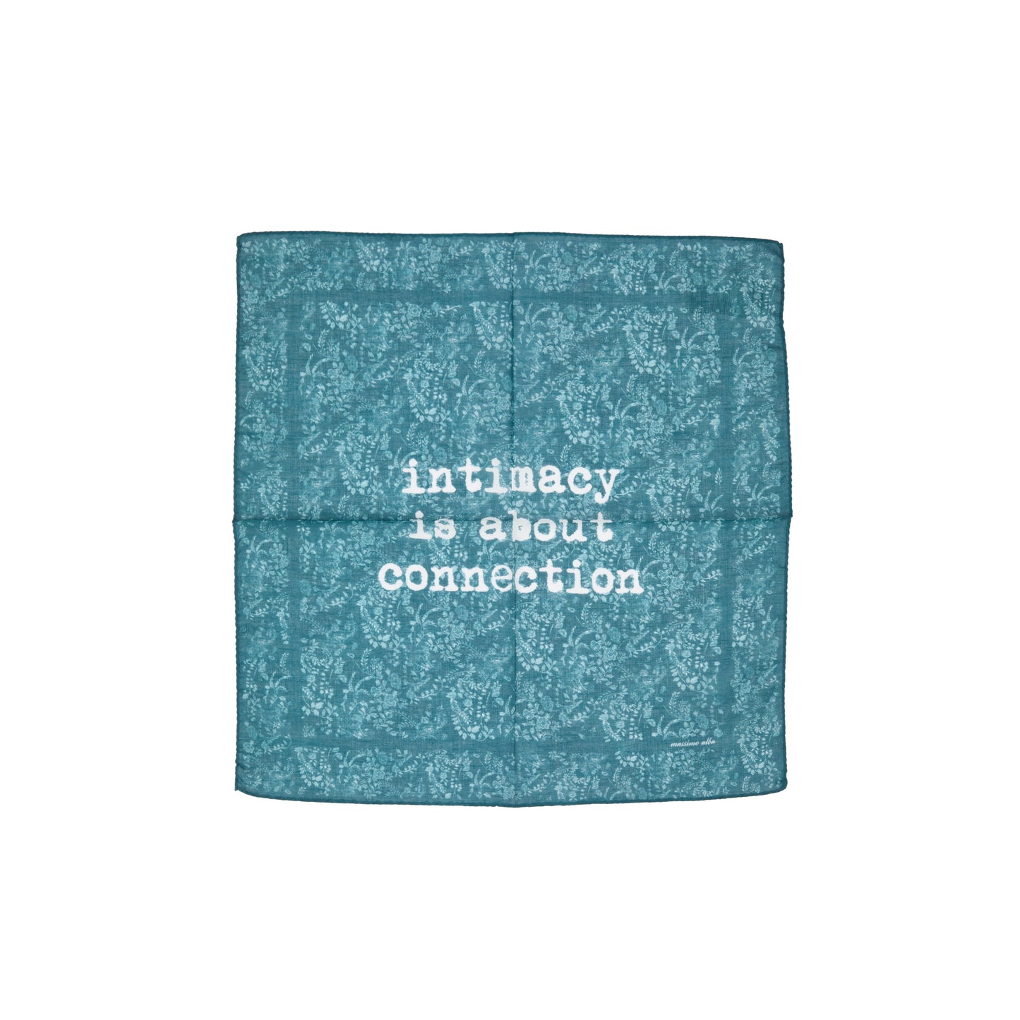 Massimo Alba Connection Handkerchief in Lagoon
