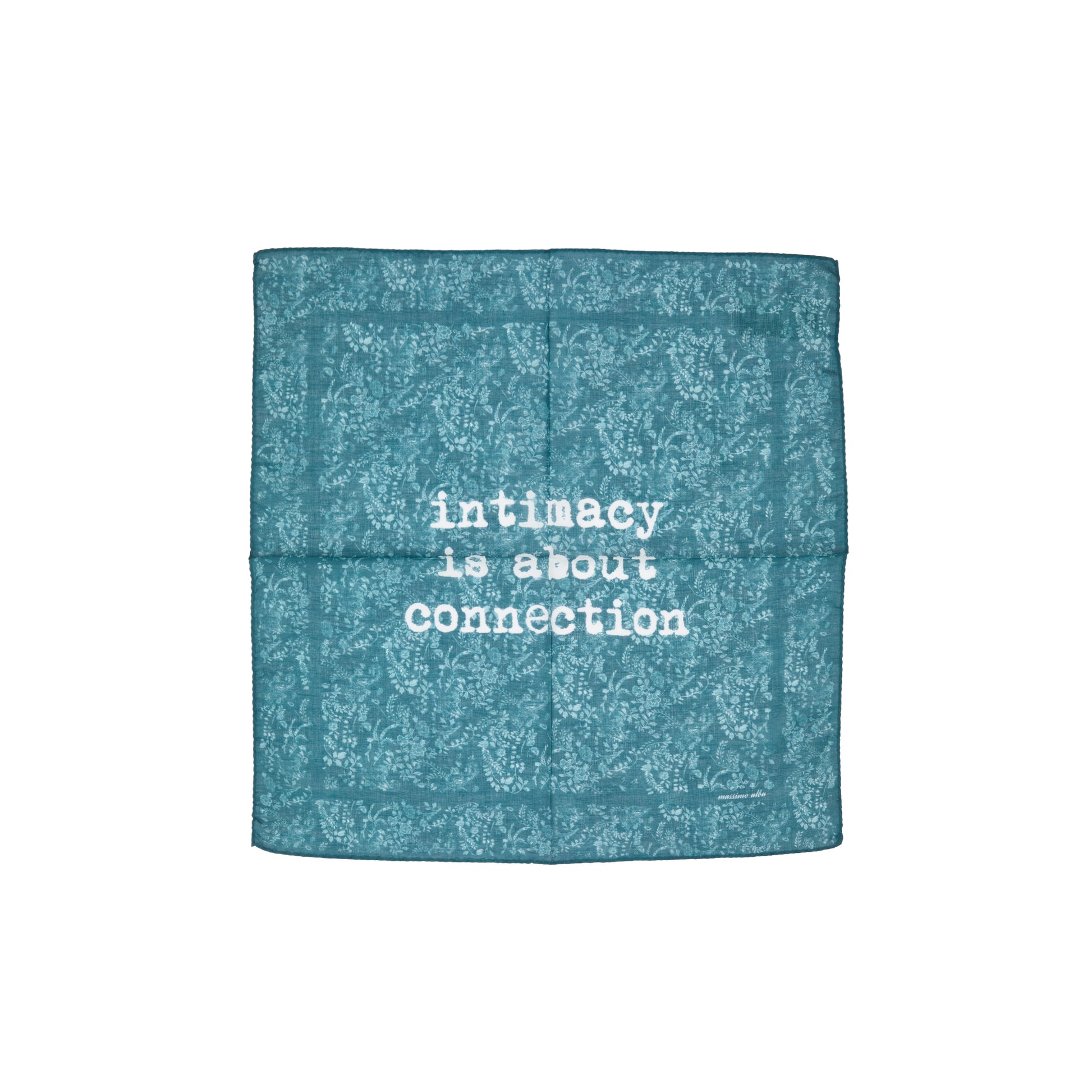 Massimo Alba Connection Handkerchief in Lagoon