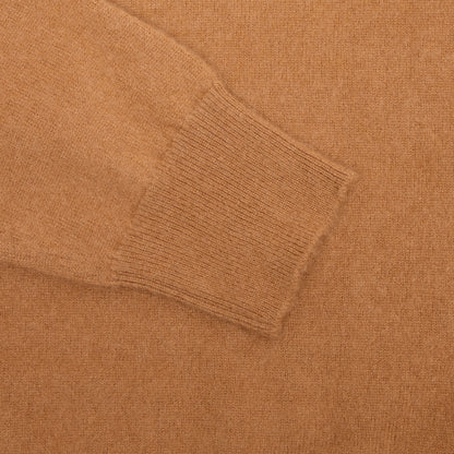 Massimo Alba Kane Round Neck Cashmere Sweater in Cinnamon
