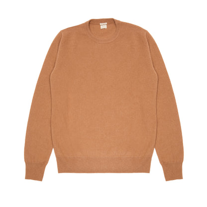Massimo Alba Kane Round Neck Cashmere Sweater in Cinnamon