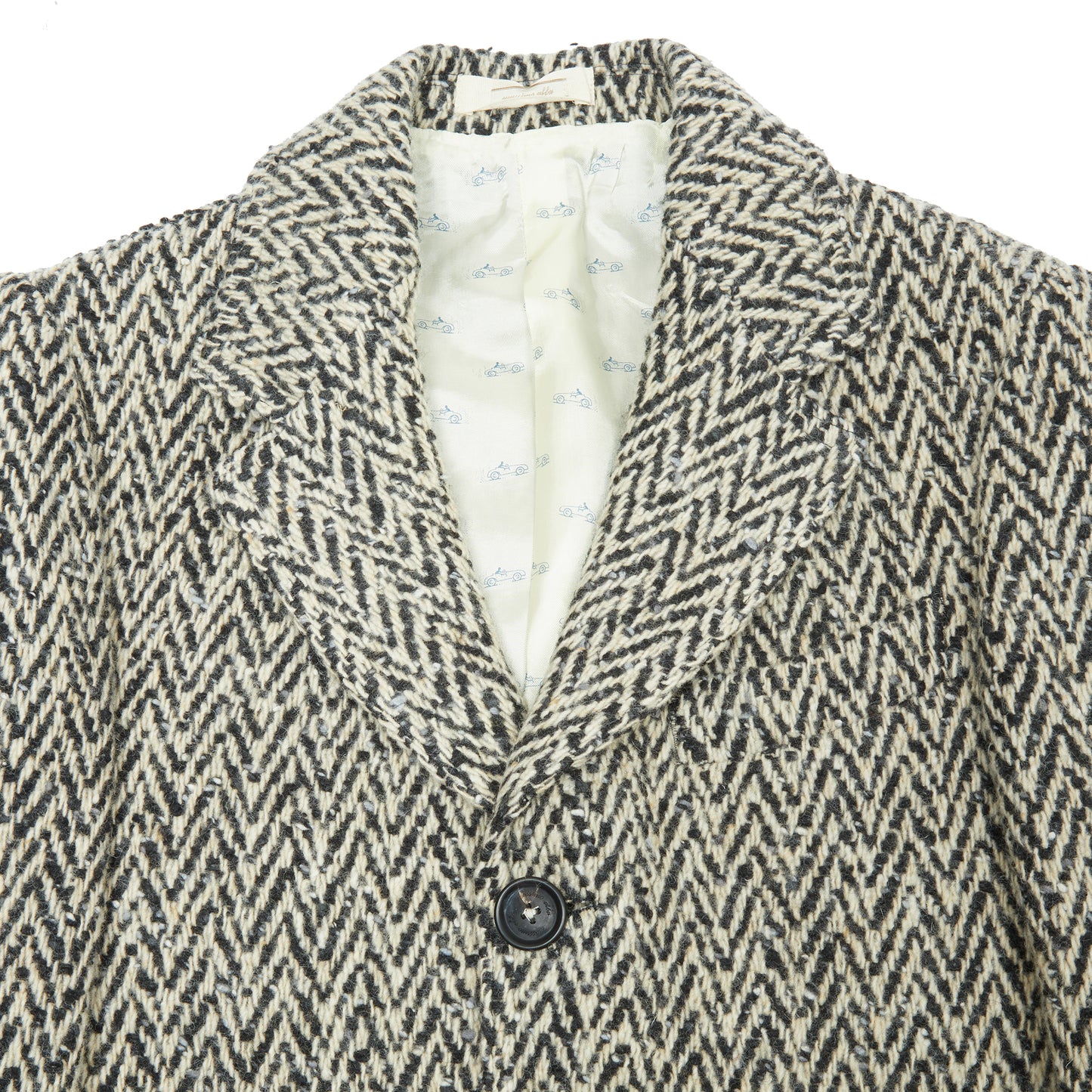 Massimo Alba Mercury Herringbone Wool Overcoat