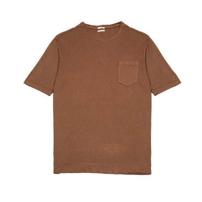 Massimo Alba Panarea Short Sleeve T-Shirt in Wood