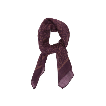 Massimo Alba Cashmere-Silk Bandana in Tibetan Red