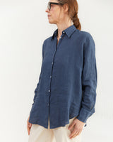 Massimo Alba Women's Selma Shirt in Oltremare