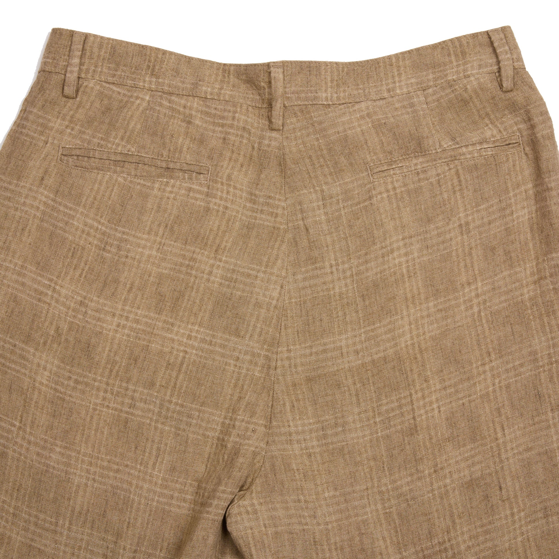 Massimo Alba Stan Linen Trousers in Light Brown