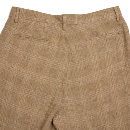 Massimo Alba Stan Linen Trousers in Light Brown