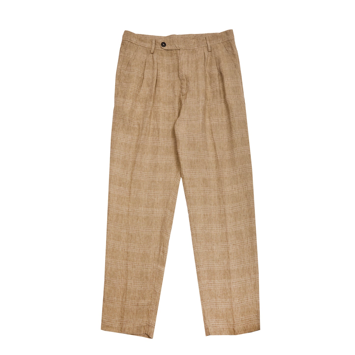 Massimo Alba Stan Linen Trousers in Light Brown