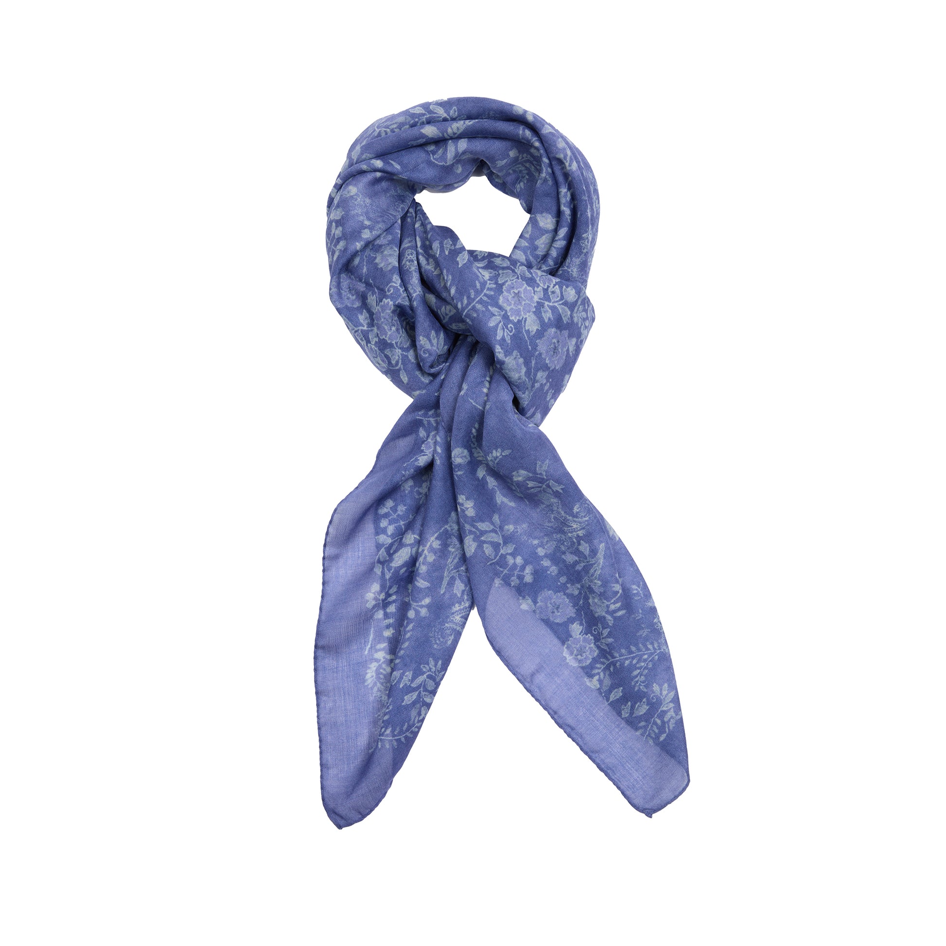 Massimo Alba Cashmere Silk Stole in Royal Violet