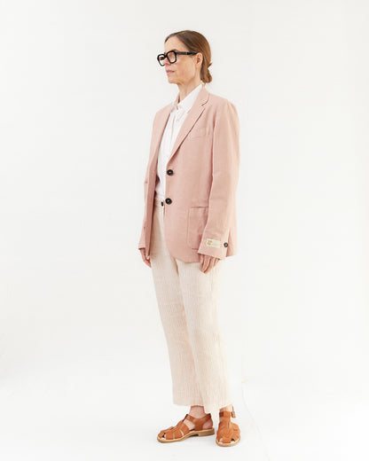 Massimo Alba Women's Stromboli Blazer in Soft Pink