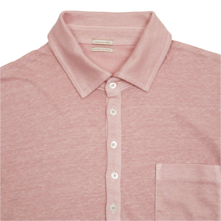 Massimo Alba Filicudi Polo Shirt in Soft Pink