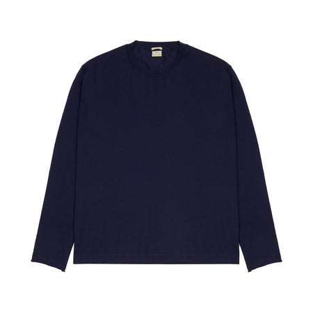 Massimo Alba Larry Crewneck Sweater in Blu