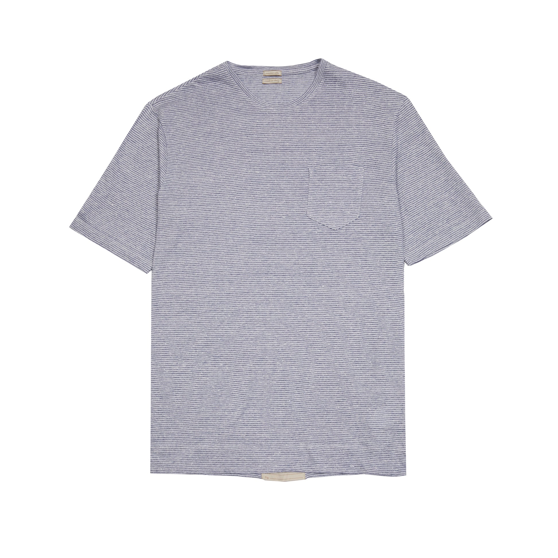 Massimo Alba Panarea Short Sleeve T-Shirt in Bianco 1