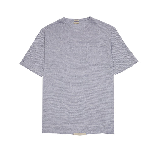 Massimo Alba Panarea Short Sleeve T-Shirt in Bianco 1